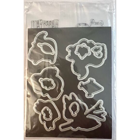 Autumn Woodland Creatures Clear Stamps & Dies Set Squirrel - Picture 2 of 5